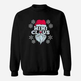 Mimi Claus Santa Christmas Matching Family Xmas Sweat Shirt - Seseable