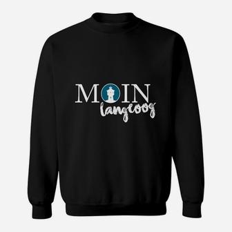 Moin Langeoog Norddeutschland Sweatshirt für Herren, Grüße Design - Seseable
