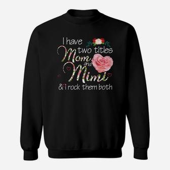 Mom And Mimi Sweat Shirt - Seseable