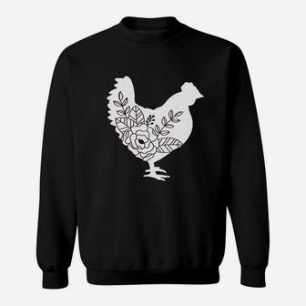 Mom Love Chicken Gift Farm Sweat Shirt - Seseable