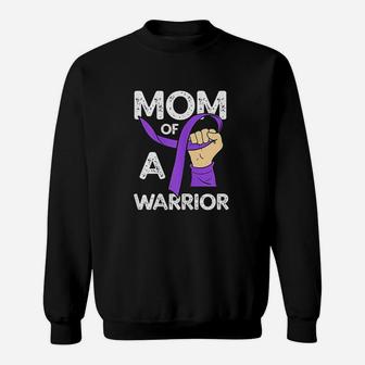 Mom Of A Warrior Sweat Shirt - Seseable