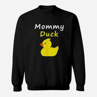 Mommy Duck Rubber Duck Sweat Shirt - Seseable