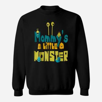 Mommys Little Monster Sweat Shirt - Seseable
