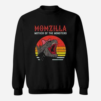 Momzilla Mother Of Monsters Sweat Shirt - Seseable