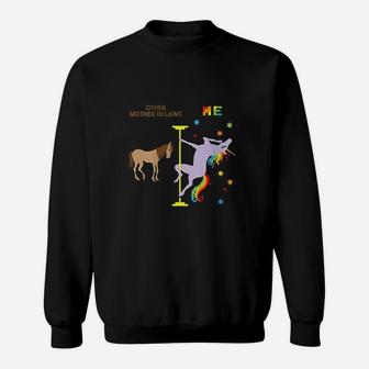 Mother In Law Unicorn birthday Sweat Shirt - Seseable