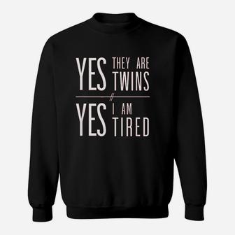 Mothers Day For Mom Or Dad Of Twins Sweat Shirt - Seseable