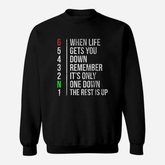 Motorbike Motorcycle Gears When Life Gets You Down Sweat Shirt - Seseable