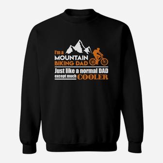 Mountain Biking Dad Shirt Sweat Shirt - Seseable