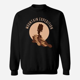 Mountain Expedition Camping Discover The World Hiking Hobby Sweatshirt - Seseable