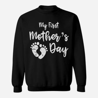 My First Mothers Day Gift For Mom Mommy Mothers Day Sweat Shirt | Seseable UK