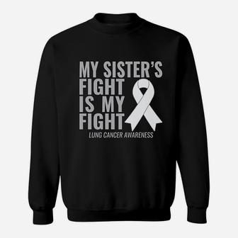 My Sisters Fight Is My Fight birthday Sweat Shirt - Seseable