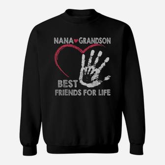 Nana And Grandson Best Friends For Life T-shirt Sweatshirt - Seseable