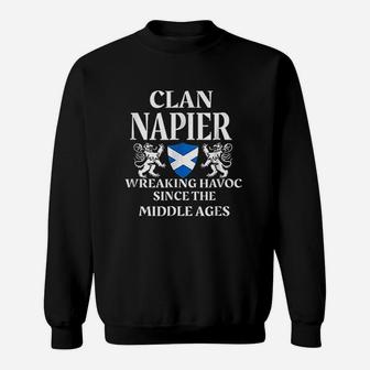 Napier Scottish Family Clan Scotland Name Sweat Shirt - Seseable