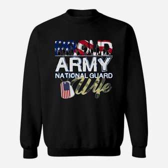 National Freedom Day Proud Army National Guard Wife Sweat Shirt - Seseable