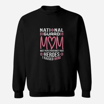 National Guard Mom Army Heroes Gifts Military Family Sweat Shirt - Seseable