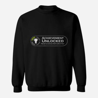 New Character Created Fathers Day Gaming Sweat Shirt - Seseable