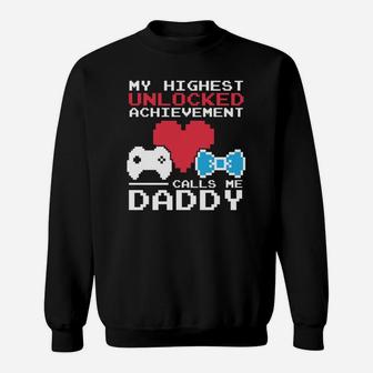 New Dad For Video Game Lover Calls Me Daddy Sweat Shirt - Seseable