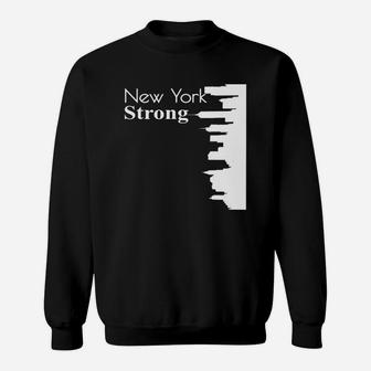New York Strong Ny Pride New York Skyline Sweatshirt - Seseable