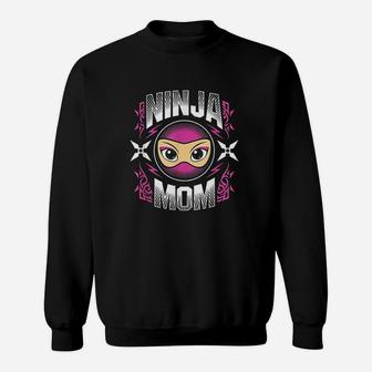 Ninja Mommy Mom Ninja Mothers Day Warrior Gift Sweat Shirt - Seseable