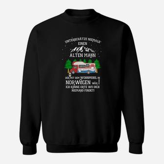 Norwegen Mann Wohnmobil Sweatshirt - Seseable