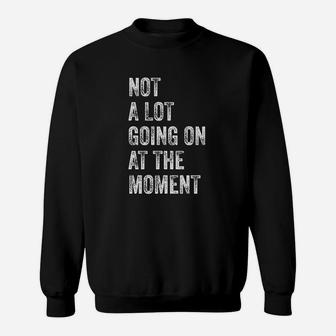 Not A Lot Going On At The Moment Funny Classic Gift Sweat Shirt - Seseable