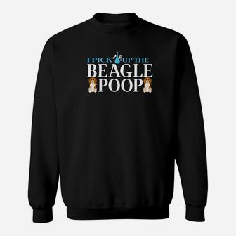 Novelty Fathers Day Dog Dad Funny Beagle Papa Gift Premium Sweat Shirt - Seseable