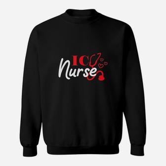 Nurse Gifts For Women Icu Funny Sweat Shirt - Seseable