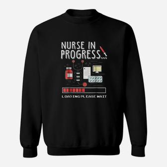 Nurse In Progress Student Nurse Sweat Shirt - Seseable