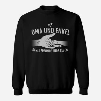Oma und Enkel Freundschafts-Sweatshirt, Beste Freunde Lebenslang - Seseable