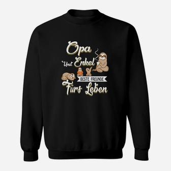 Opa und Enkel Beste Freunde Sweatshirt mit Tiermotiven, Lebenslange Bindung - Seseable