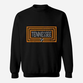 Orange White Tennessee State Flag Retro Vintage Tennessee Sweat Shirt - Seseable