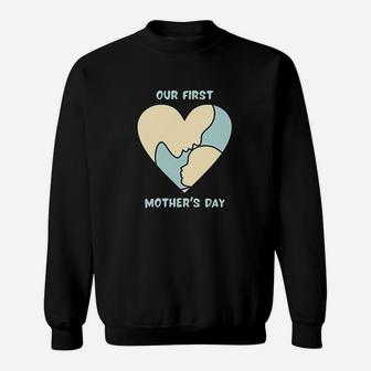 Our 1st Mother Day Mother Lover Earth Mother Sweat Shirt - Seseable