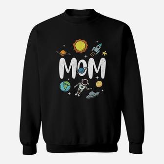 Outer This World Space Mom Mothers Day Sweat Shirt - Seseable