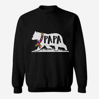 Papa Bear Cool Husband, best christmas gifts for dad Sweat Shirt - Seseable