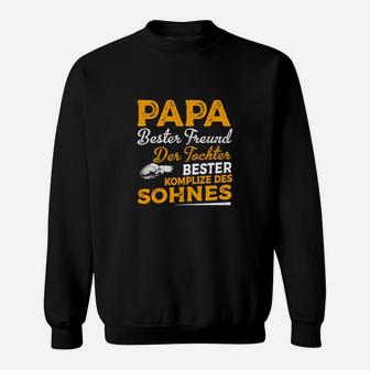 Papa Bester Freund Der Thercher- Sweatshirt - Seseable