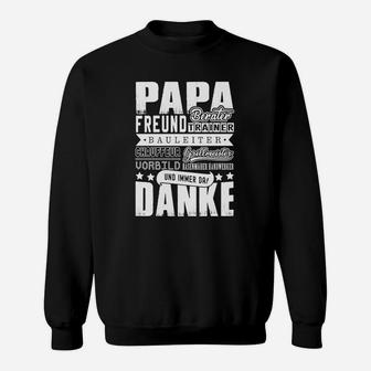 Papa Freund Berater Trainer Bauleiter Sweatshirt - Seseable