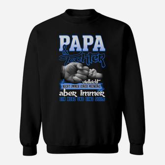 Papa & Tochter Hand in Hand Sweatshirt, Liebevolles Design - Seseable