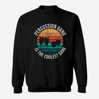 Percussion Gang Music Drums Bongos Congas Marching Band Sweatshirt - Seseable