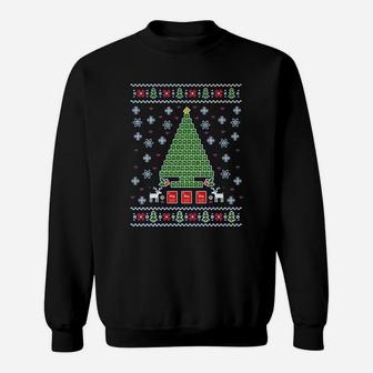 Periodic Tree Table Of Elements Science Ugly Christmas Sweat Shirt - Seseable