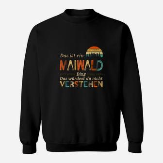 Personalisiertes Maiwald Ding Sweatshirt, Sonnenuntergang Design Tee - Seseable