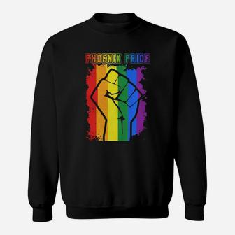 Phoenix Pride Lgbt Rainbow Flag Sweat Shirt - Seseable
