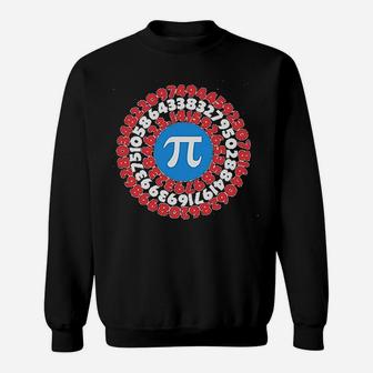 Pi Day Superhero Captain Pi Math Geek Gift Sweatshirt - Seseable