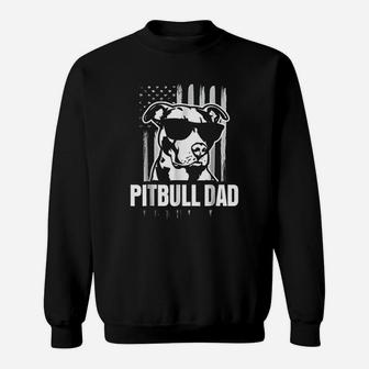 Pitbull Dad Proud American Pit Bull Dog Sweat Shirt - Seseable