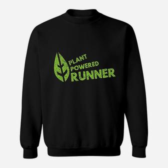 Plant Powered Runner Vegan Trail Ultra Marathon Sweat Shirt - Seseable