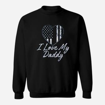 Police Officer Daddy Law Enforcement Sweat Shirt - Seseable