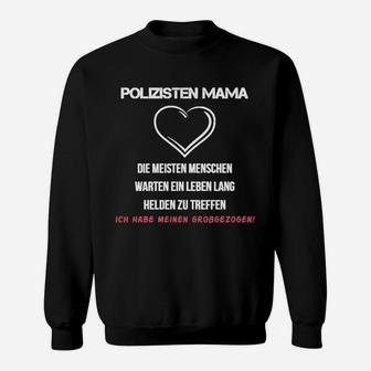 Polizisten Mama Mom  Police Mom Sweatshirt - Seseable