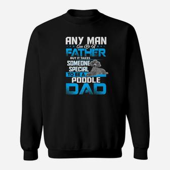 Poodle Dad Dog Lovers Fathers Day Funny Gif Sweat Shirt - Seseable