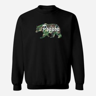 Poppop Bearfunny Camping Summer Fathers Day Sweat Shirt - Seseable
