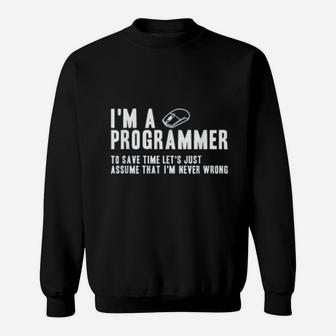 Programmer Is Always Right Programmer Gift Sweat Shirt - Seseable