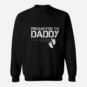Promoted To Daddy Est 2020 New Dad Gift Sweat Shirt - Seseable